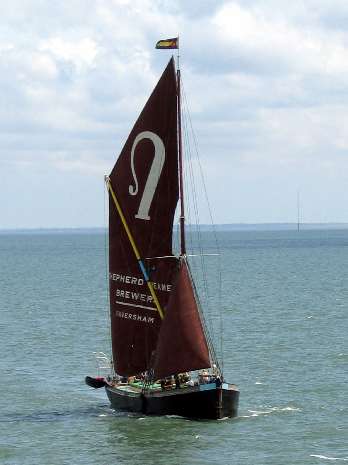 SB Greta under sail