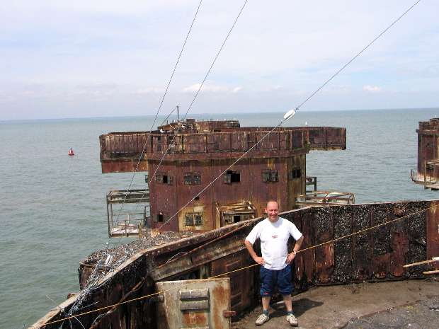 Redsands Bouy & Control Tower Redsands Bouy & Control Tower
