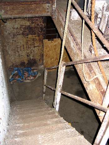 Intermediate level looking down stairs Intermediate level looking down stairs