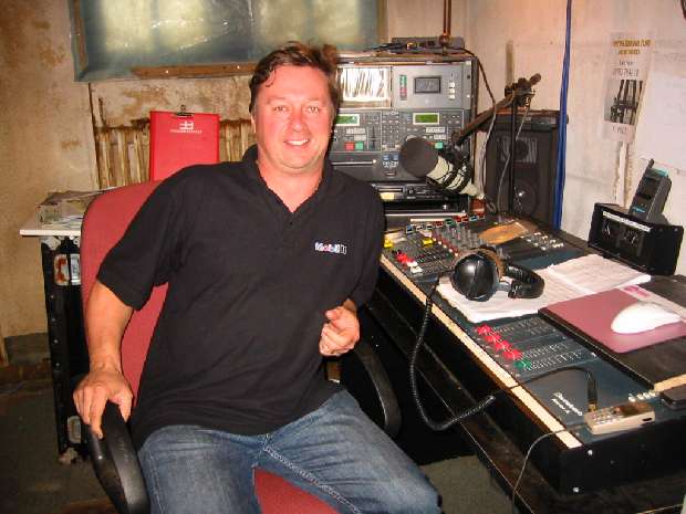 Rob Ashard in studio Rob Ashard in studio