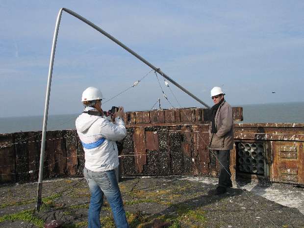 Sue & Chris Fenn by antenna