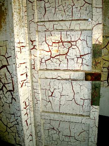 Galley interior of door