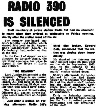 Radio 390 Silenced