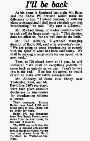 Daily Mail 11th November 1966