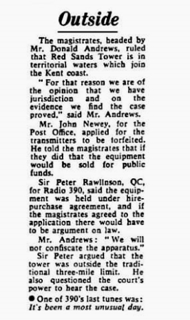 Daily Mail 11th November 1966