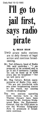 Daily Mail 10th December 1965