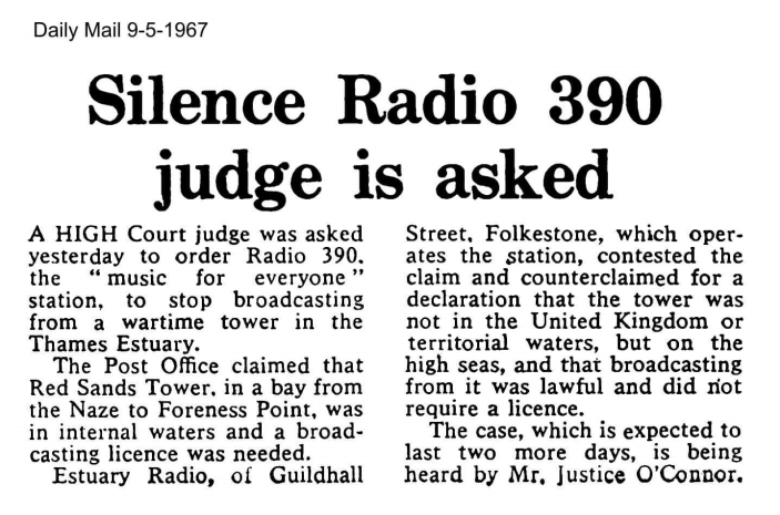 Daily Mail 9th May 1967