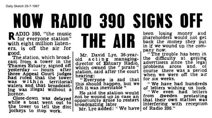 Daily Sketch 23th July 1967