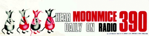 Radio 390 Moonmice Sticker
