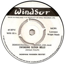 Norman Warren Sextet -Swinging Sleigh Bells 45