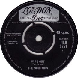 The Surfaris - Wipe Out 45