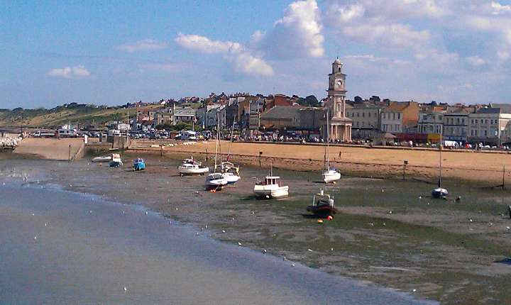 Herne Bay Beach from Pier Stub Herne Bay Beach from Pier Stub