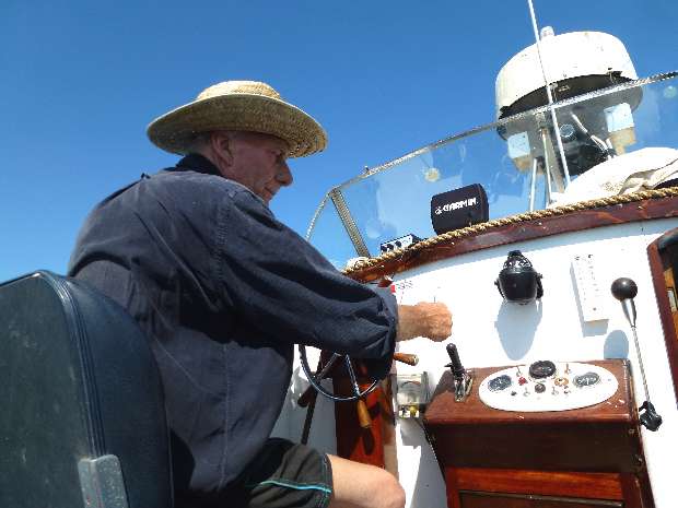 Tony Pine at helm Tony Pine at helm
