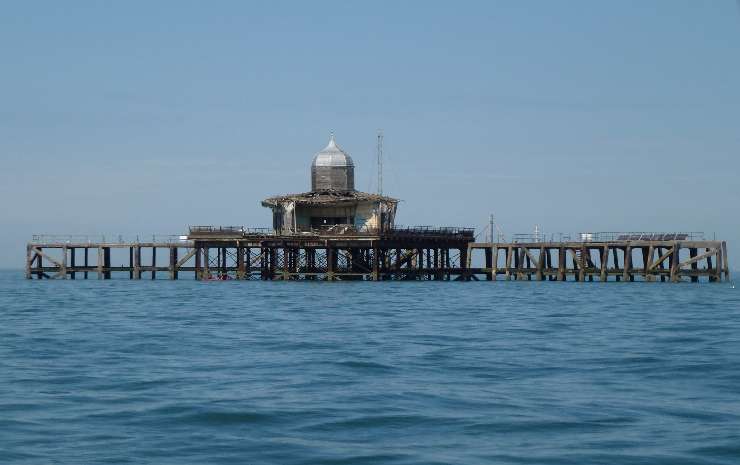 Herne Bay Pier from tender in 2012 Herne Bay Pier from tender in 2012