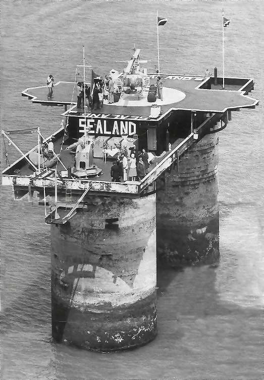 Sealand on HMS Roughs Fort
