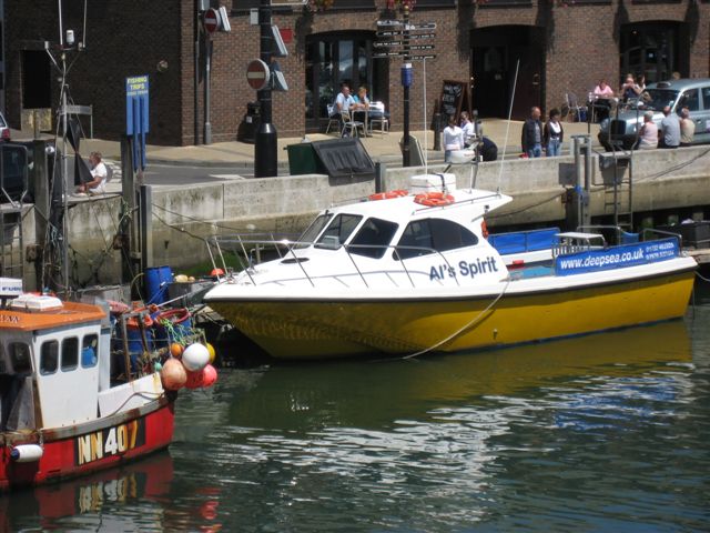 Al's Spirit in Weymouth Harbour Al's Spirit in Weymouth Harbour