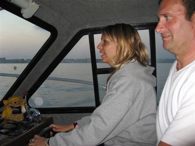 Warning woman on the helm Warning woman on the helm