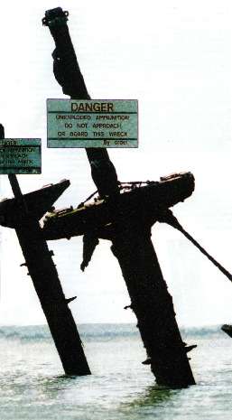 Wreck Montgomery Masts