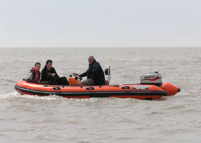 Bates men on RiB Bates men on RiB