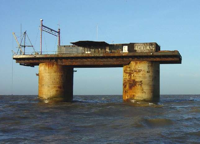 Sealand looking west Sealand looking west