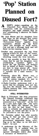 Felixtowe Times 14th August 1965