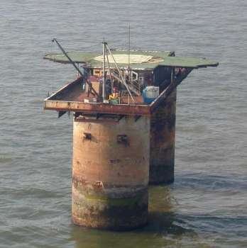 Sealand aerial shot