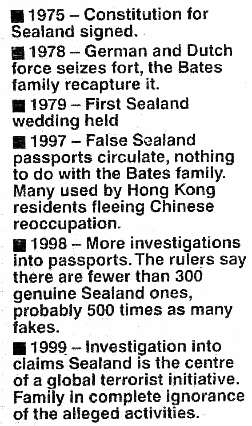 Sealand miles stones 2