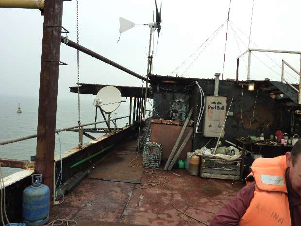 Southern end of fort