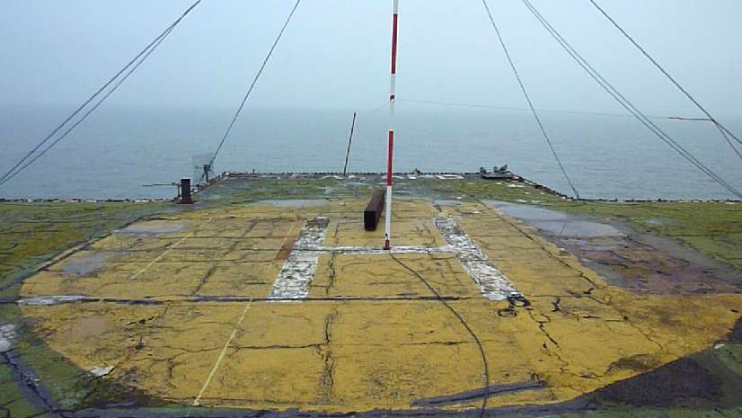 Heli-pad looking south