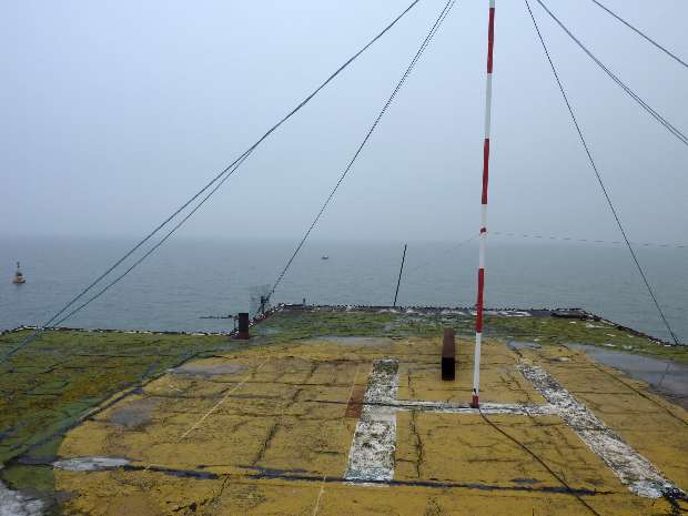 Heli-pad looking north