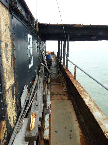 West side of walkway