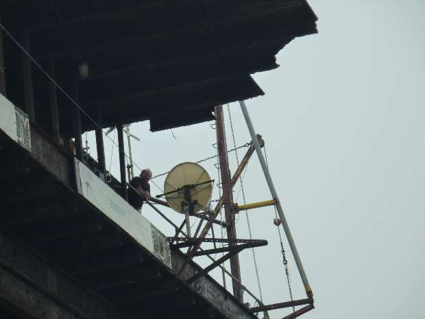 Looking up at west side