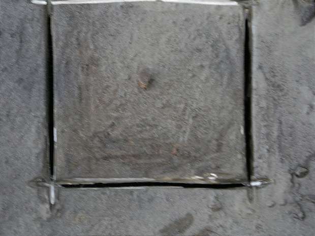 Roof angle cut detail Roof angle cut detail