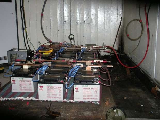 Accumulators in Gererator Room Accumulators in Gererator Room