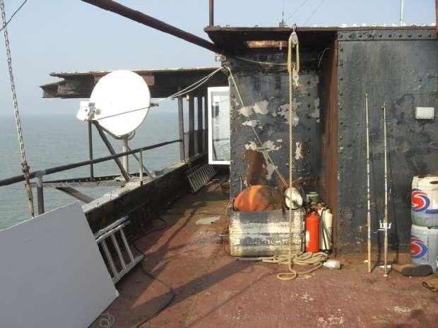 Sealand Deck looking North