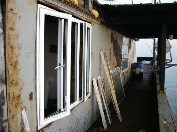 West side windows