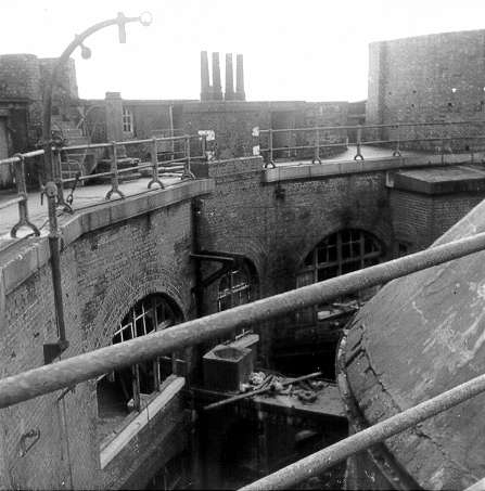 View down into Horse Sands Fort 1969 View down into Horse Sands Fort 1969