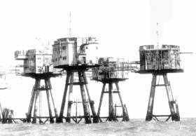 Shivering Sands Fort close up from 1965