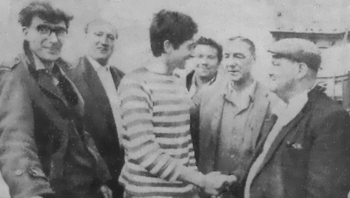 Raiders leave Shivering Sands June 1966 Raiders leave Shivering Sands June 1966