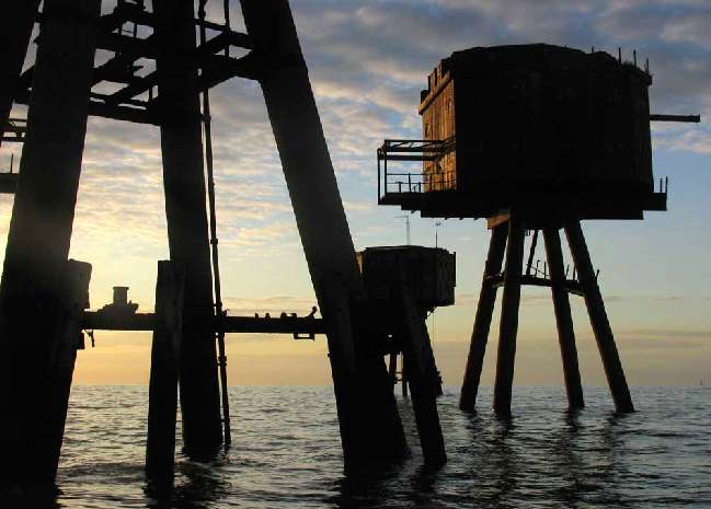 Shivering Sands Gun Towers Shivering Sands Gun Towers