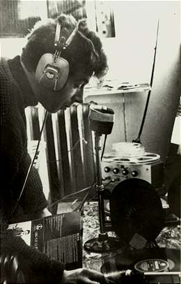 Dick Dixon on air in 1965