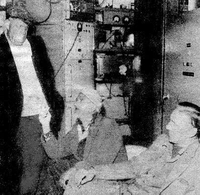 Gravesend Dockers aboard Shivering Sands Gravesend Dockers aboard Shivering Sands