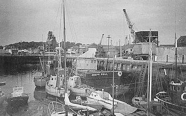 Whitstable Harbour in 1963 Whitstable Harbour in 1963