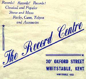 Record Centre record bag