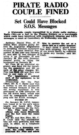 Fines Whitstable Times