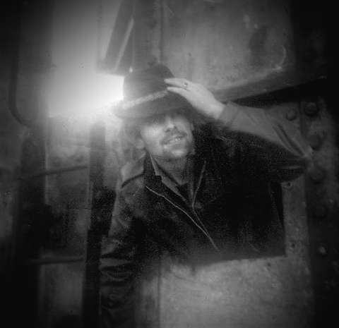 Jerry Pitcher poses on Knock John