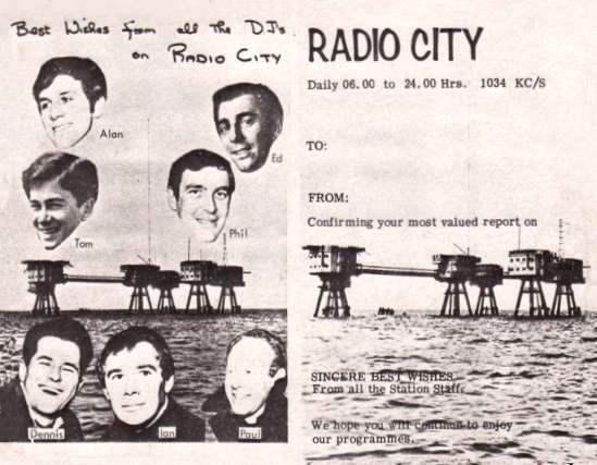 Radio City DJ/QSL Card