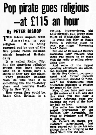 Radio City Religion 1965