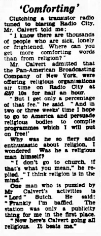 Radio City Religion 1965