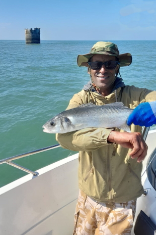 Fishing off Tongue Fort Leg Stump 2021